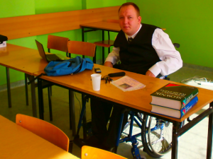 uczeń z orzeczoną niepełnosprawnością ruchową na maturze 2013